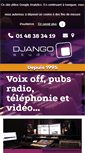 Mobile Screenshot of django.fr